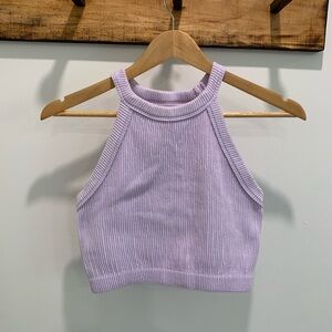 Aerie cropped tank top size med
